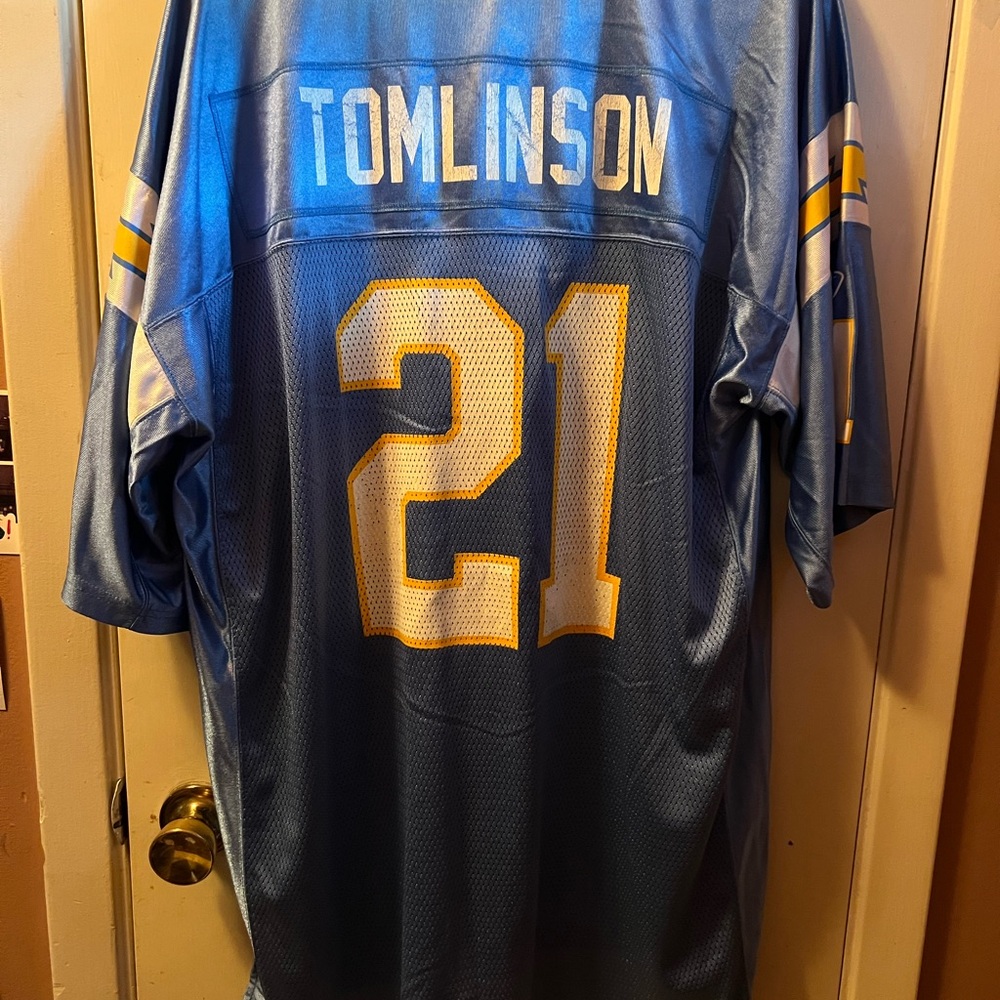 NFL Reebok NUMBER 21 LaDainian Tomlinson San Diego Chargers Men's Jersey XL